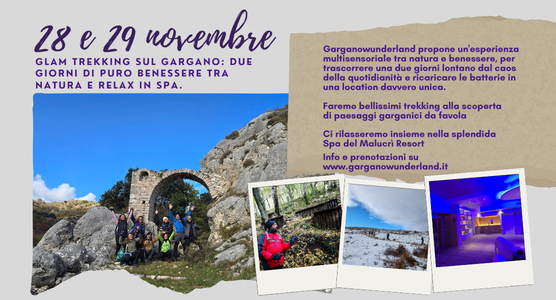 Glam Trekking sul Gargano: due giorni di puro benessere tra natura e relax in Spa.